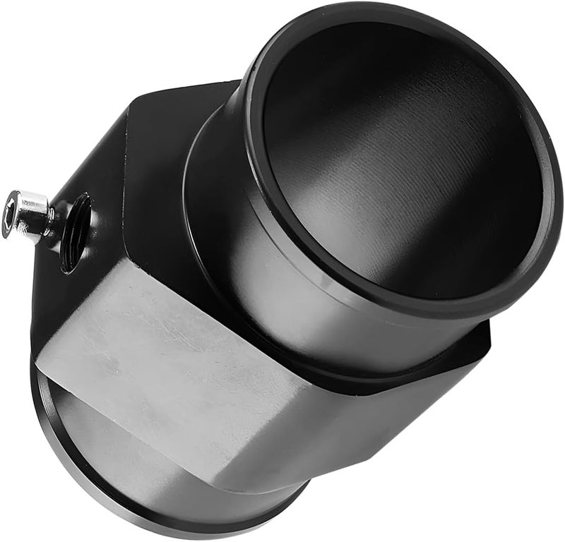 Osilly Car Water Temp Joint Pipe, 26mm Aluminum Automatic Temperature Gauge Adapter with 2 Hose Clamps 1 Screw, Radiator Sensor Connector for Vehicle Meter, DEPO and VDO, Universal Fit - Image 5